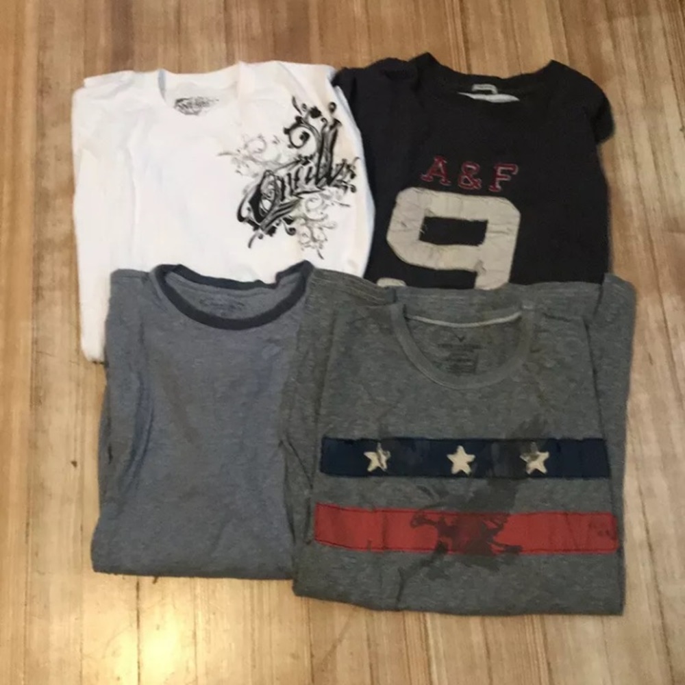 Men’s t-shirts, 4, misc.(AE, A&F)brands, size XL
